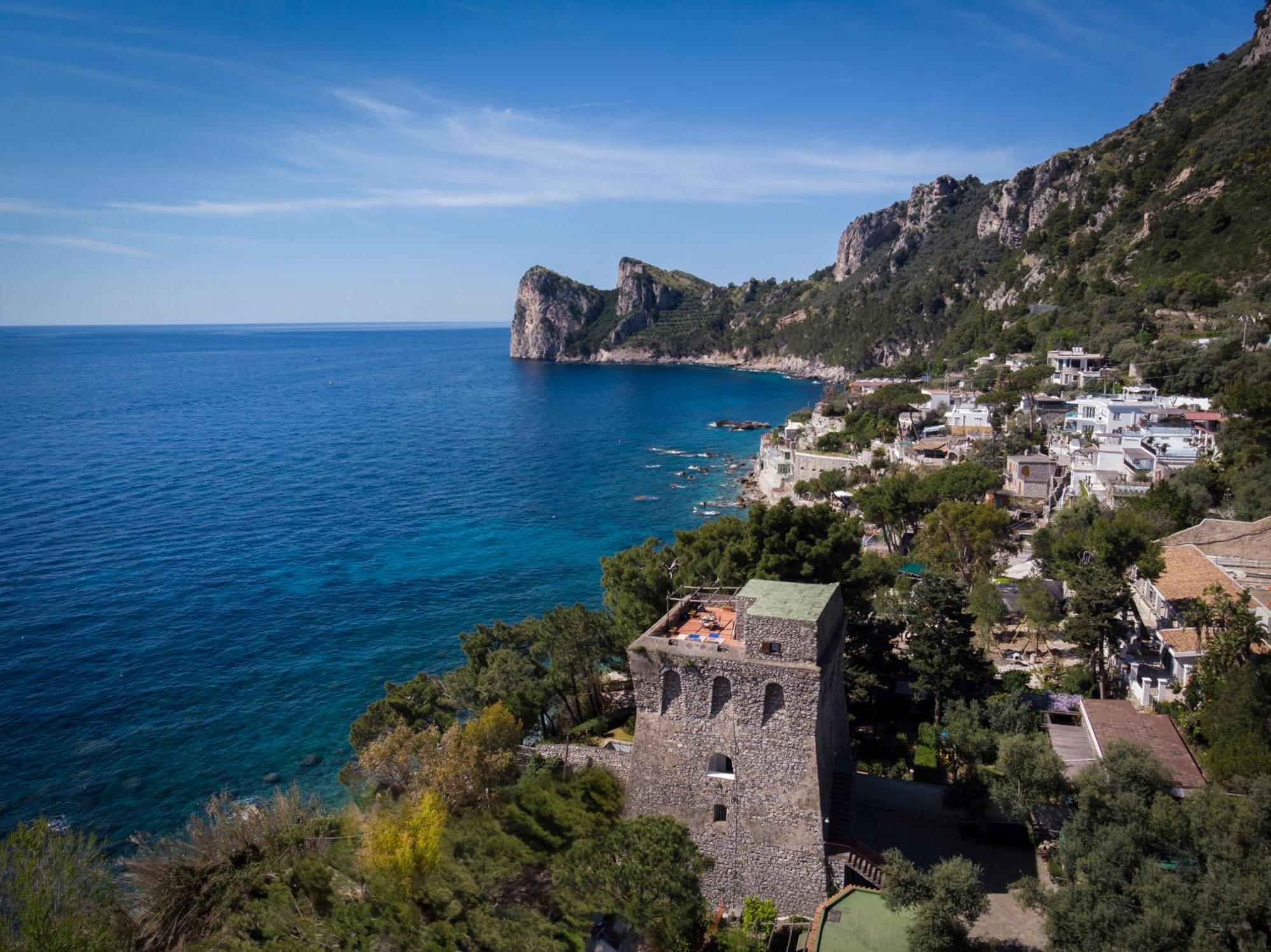 Camping Villaggio Nettuno Nerano Bagian luar foto